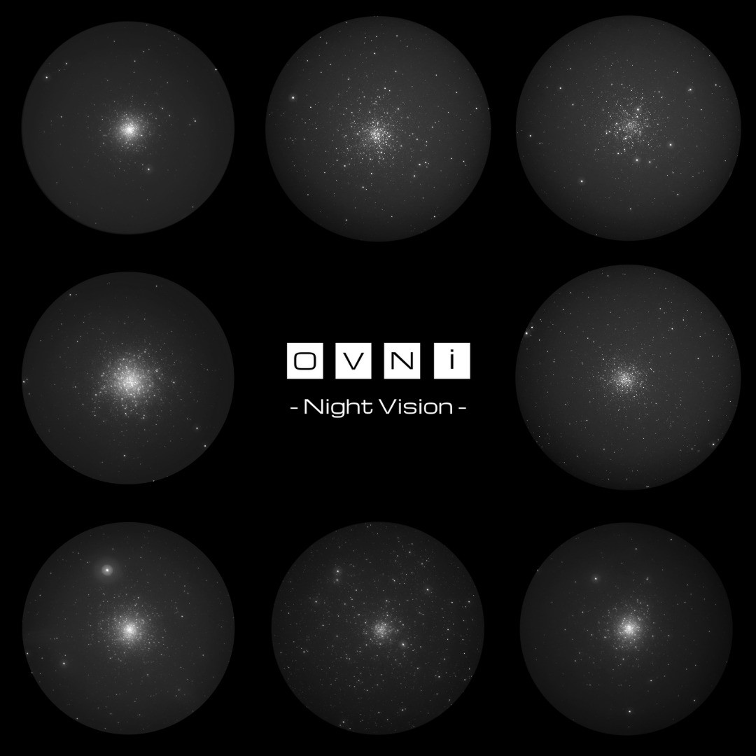 Amas globulaires observés avec un OVNI-M depuis l’Allemagne.