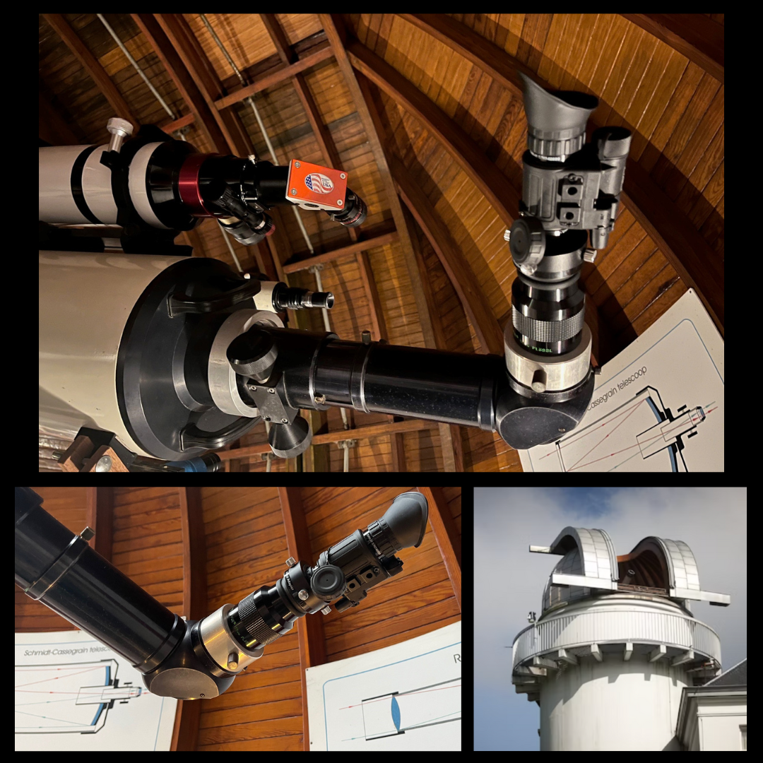 OVNI-M + lunette Lichtenknecker Optics 200mm f/15 